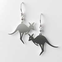 Kangaroo Body Earrings