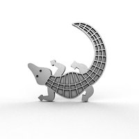 Crocodile Pin
