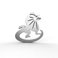 Frill Neck Lizard Pin