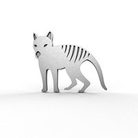 Tasmanian Tiger Pin