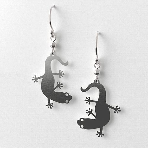Gecko Earrings