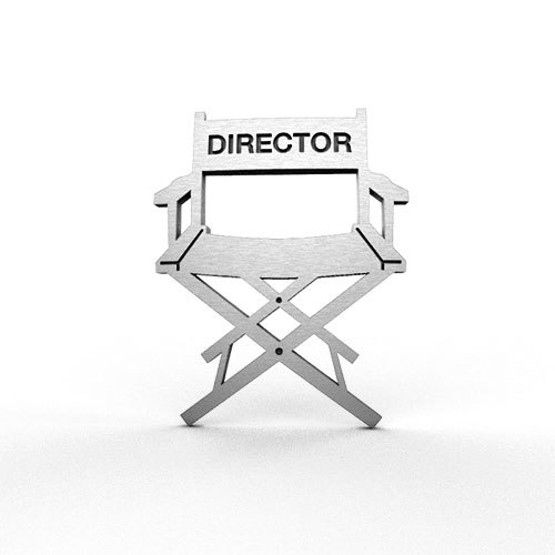 Director Chair Pin