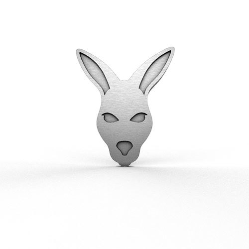 Kangaroo Head Pin